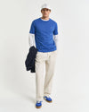 Gant Reg Shield SS T-Shirt - Rich Blue