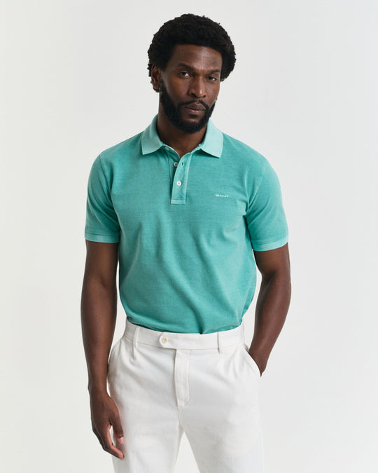 Gant Sunfaded SS Polo - Tropic Blue