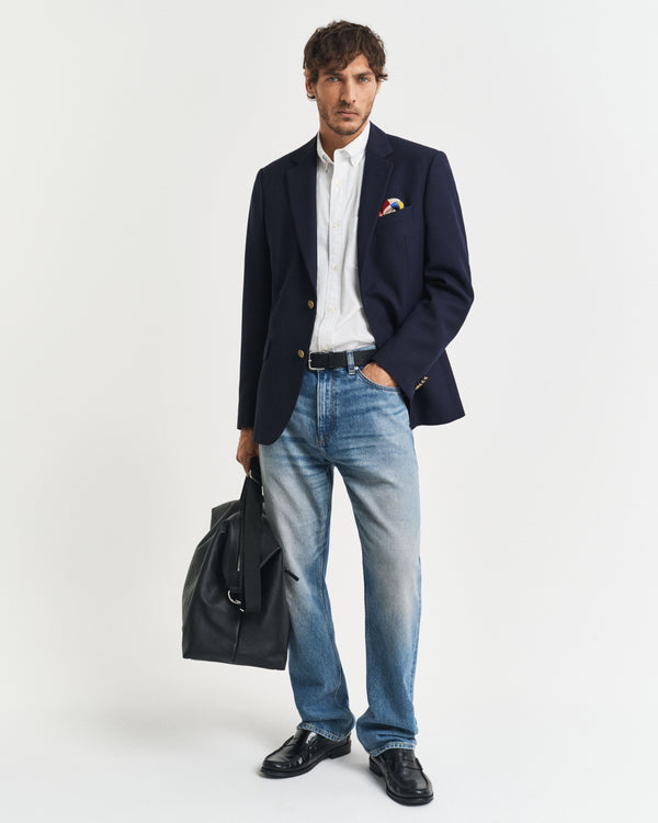 Gant Reg Classic Poplin SS Shirt - White