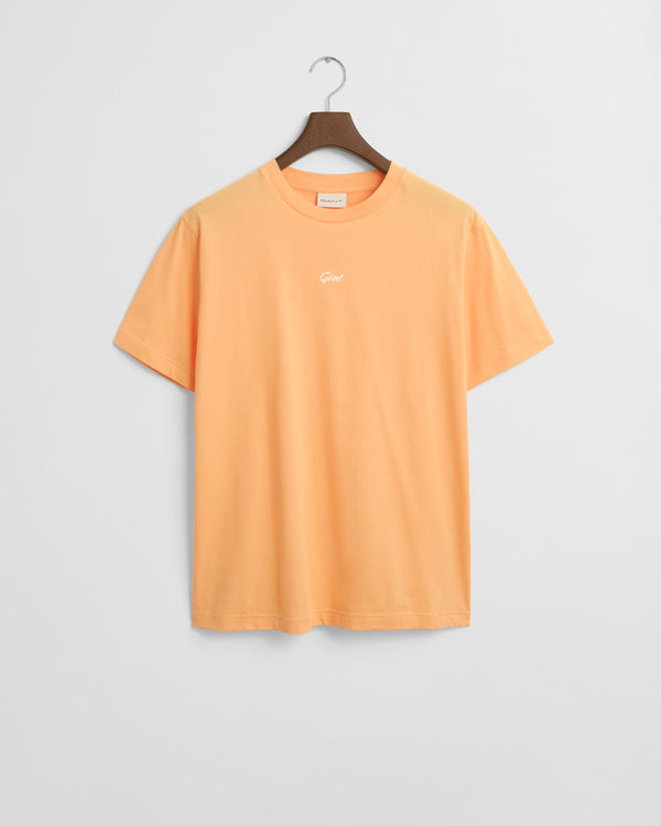 Gant Small Graphic T-Shirt - Peachy Orange