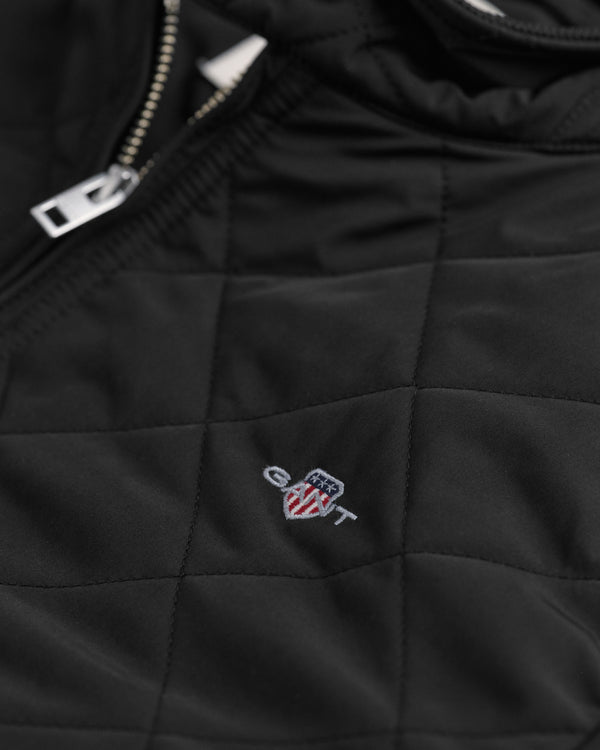Gant Quilted Windcheater - Black
