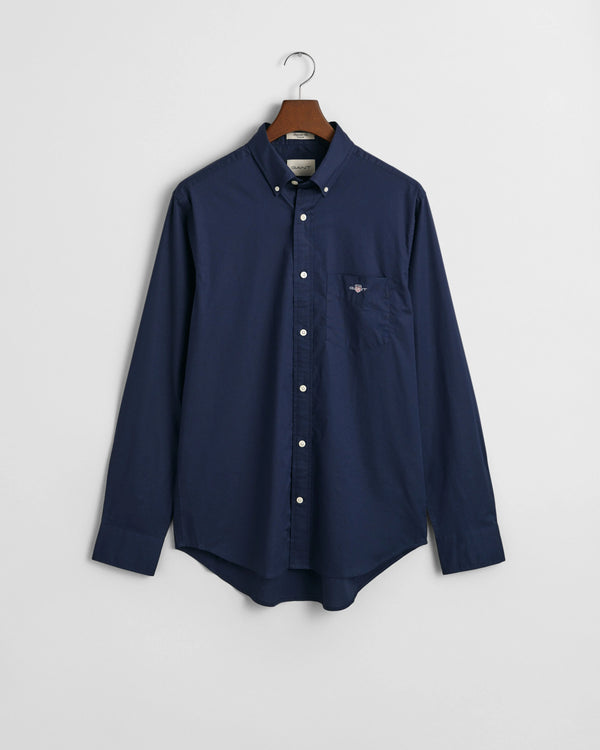Gant Regular Poplin Shirt - Marine