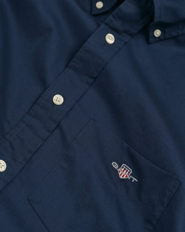 Gant Regular Poplin Shirt - Marine