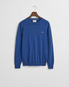 Gant Classic Cotton C-Neck - Rich Blue