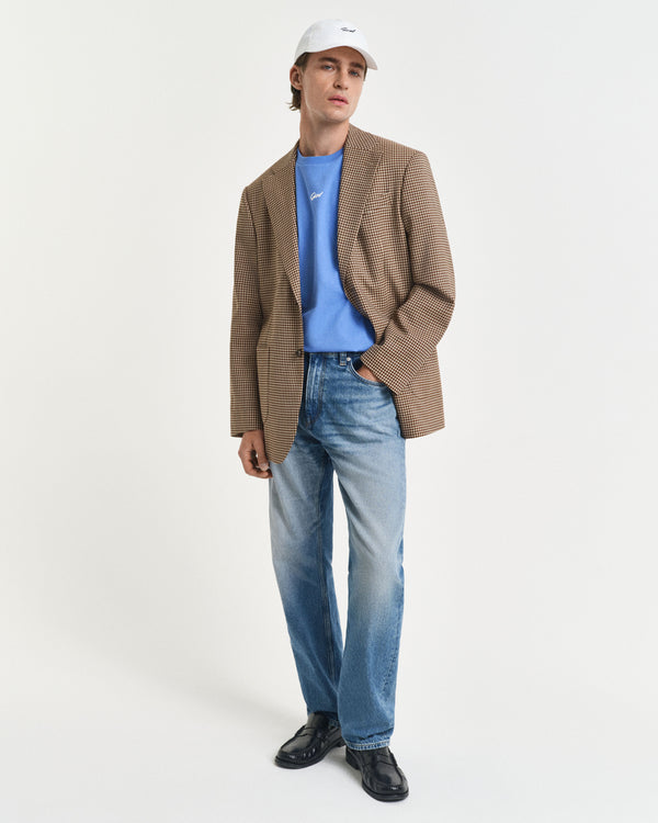Gant Small Graphic T-Shirt - Perfect Blue