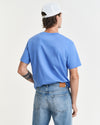 Gant Small Graphic T-Shirt - Perfect Blue