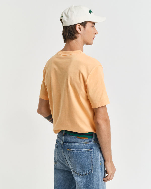 Gant Small Graphic T-Shirt - Peachy Orange