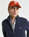 Gant Reg Shield Full Zip Sweat - Evening Blue