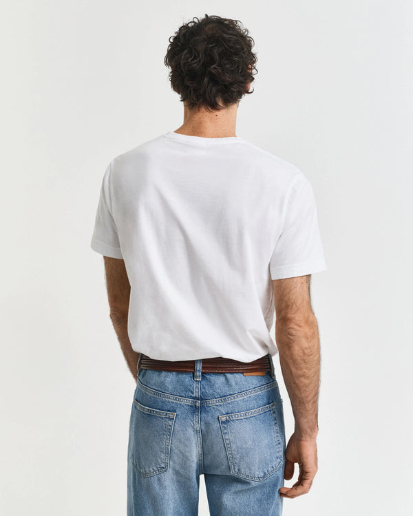 Gant Reg Shield SS T-Shirt - White
