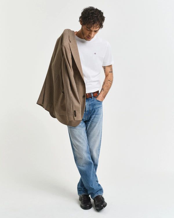 Gant Reg Shield SS T-Shirt - White