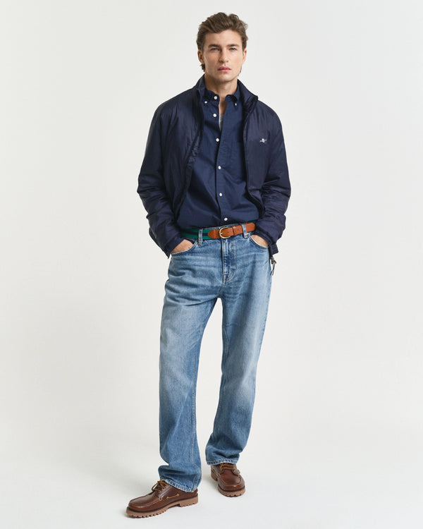 Gant Regular Poplin Shirt - Marine