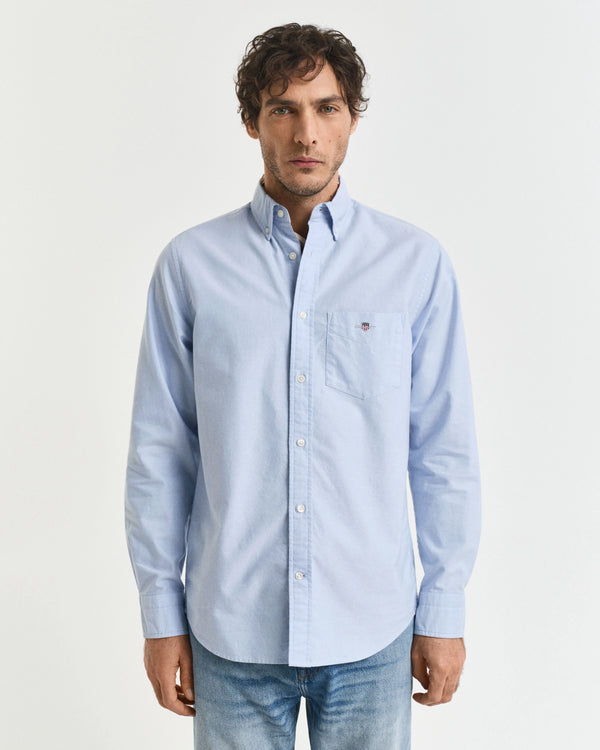 Gant Regular Classic Oxford Shirt - Light Blue
