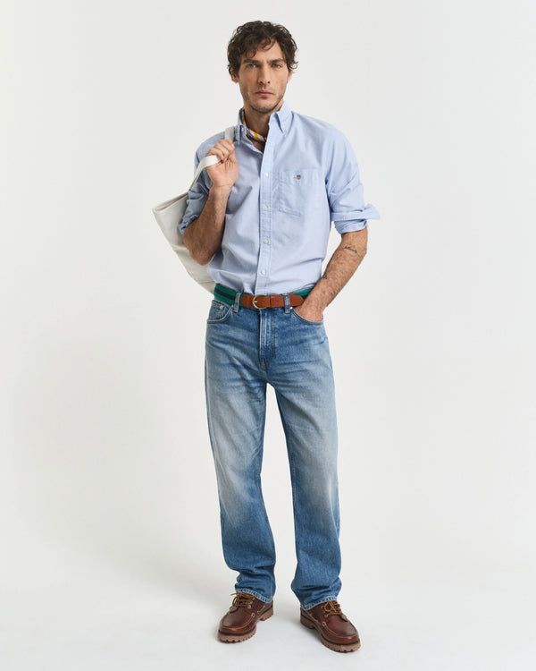 Gant Regular Classic Oxford Shirt - Light Blue