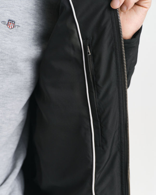 Gant Quilted Windcheater - Black