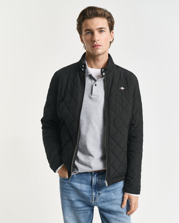 Gant Quilted Windcheater - Black