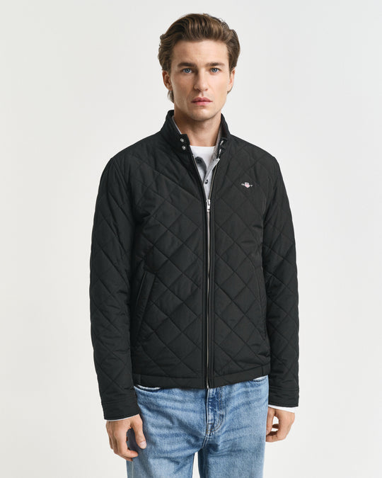 Gant Quilted Windcheater - Black