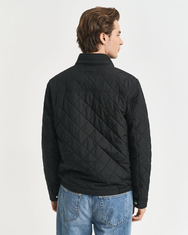 Gant Quilted Windcheater - Black