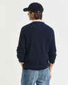 Gant Cotton Pique C-Neck - Evening Blue