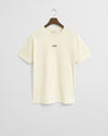 Gant Small Graphic T-Shirt - Cream