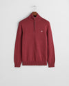 Gant Casual Cotton Half Zip - Plumped Red
