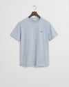 Gant Reg Shield SS T-Shirt - Ice Blue Melange