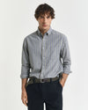 Gant Regular Archive Poplin Stripe Shirt - Naval Blue