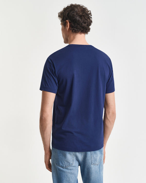 Gant Reg Shield SS T-Shirt - Persian Blue