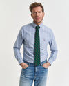 Gant Regular Classic Oxford Stripe Shirt - Rich Blue
