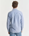 Gant Regular Classic Oxford Stripe Shirt - Rich Blue