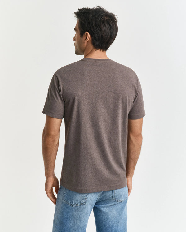 Gant Reg Shield SS T-Shirt - Seawood Melange