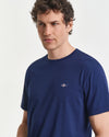 Gant Reg Shield SS T-Shirt - Persian Blue