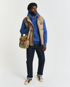 Gant Regular Shield Hoodie - Rich Blue