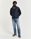 Gant Mixed Media Jacket - Evening Blue