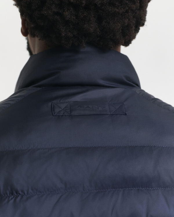 Gant Mixed Media Jacket - Evening Blue
