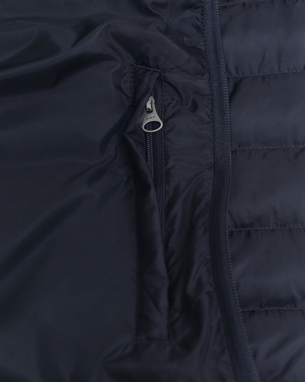 Gant Mixed Media Jacket - Evening Blue