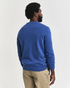 Gant Classic Cotton C-Neck - Rich Blue