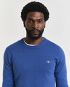 Gant Classic Cotton C-Neck - Rich Blue