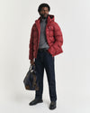Gant Micro Texture Half Zip - Dark Grey Melange