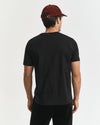 Gant Small Graphic T-Shirt - Black