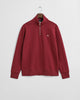 Gant Regular Shield Half Zip Sweat - Plumped Red