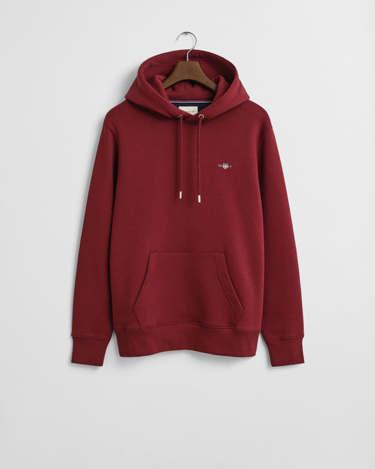 Gant Regular Shield Hoodie - Plumped Red