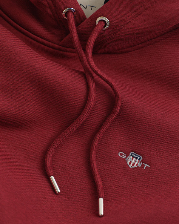 Gant Regular Shield Hoodie - Plumped Red
