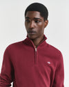 Gant Casual Cotton Half Zip - Plumped Red