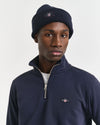 Gant Regular Shield Half Zip Sweat - Evening Blue