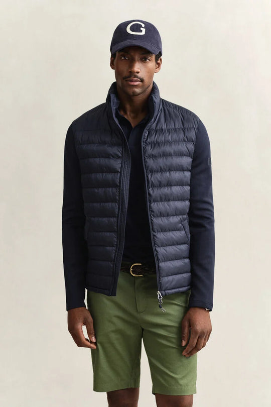 Gant Hybrid Jacket - Evening Blue