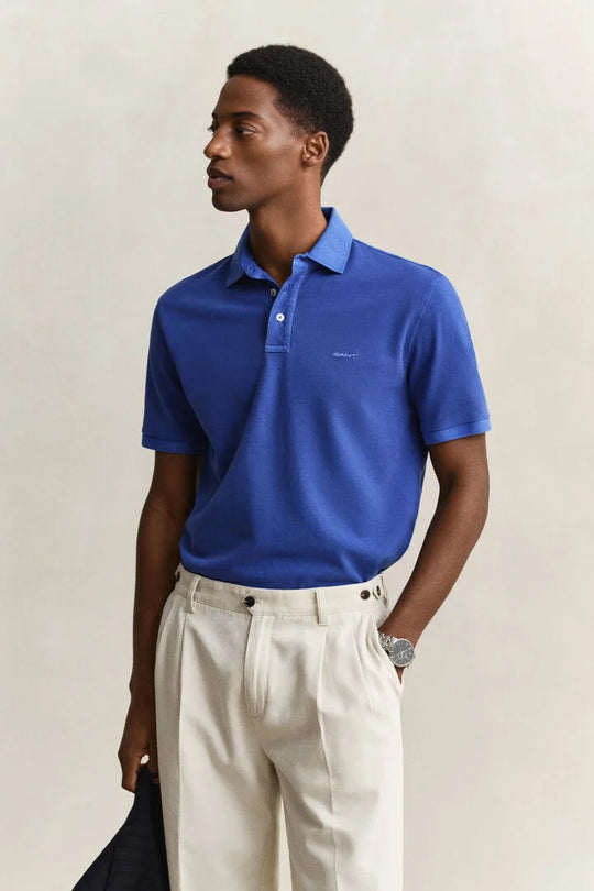Gant Sunfaded Polo - Royal Blue