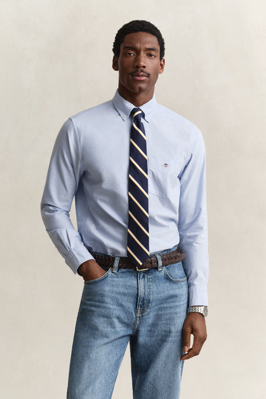 Gant Reg Classic Oxford Shirt - Light Blue