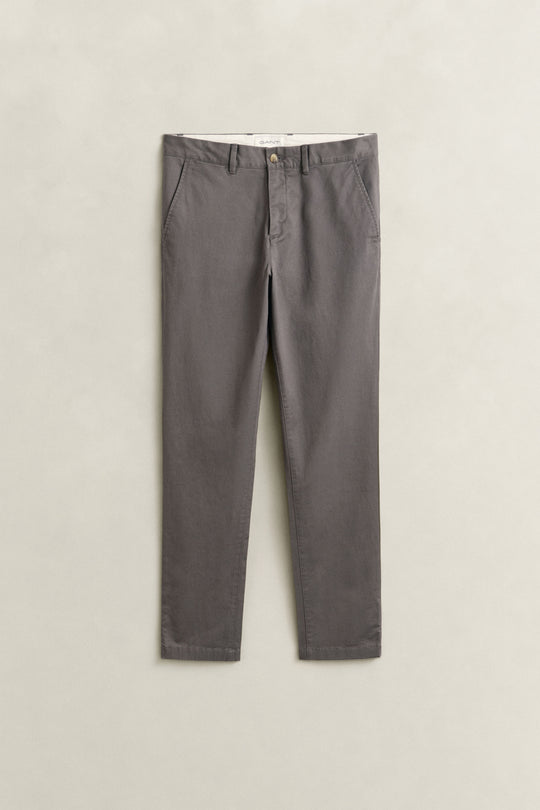 Gant Slim Classic Chinos - Dusty Anthracite