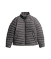 Superdry Tweed Fuji Padded Jacket - Charcoal Marl