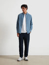Farah Brewer L/S Shirt - Chalk Blue
